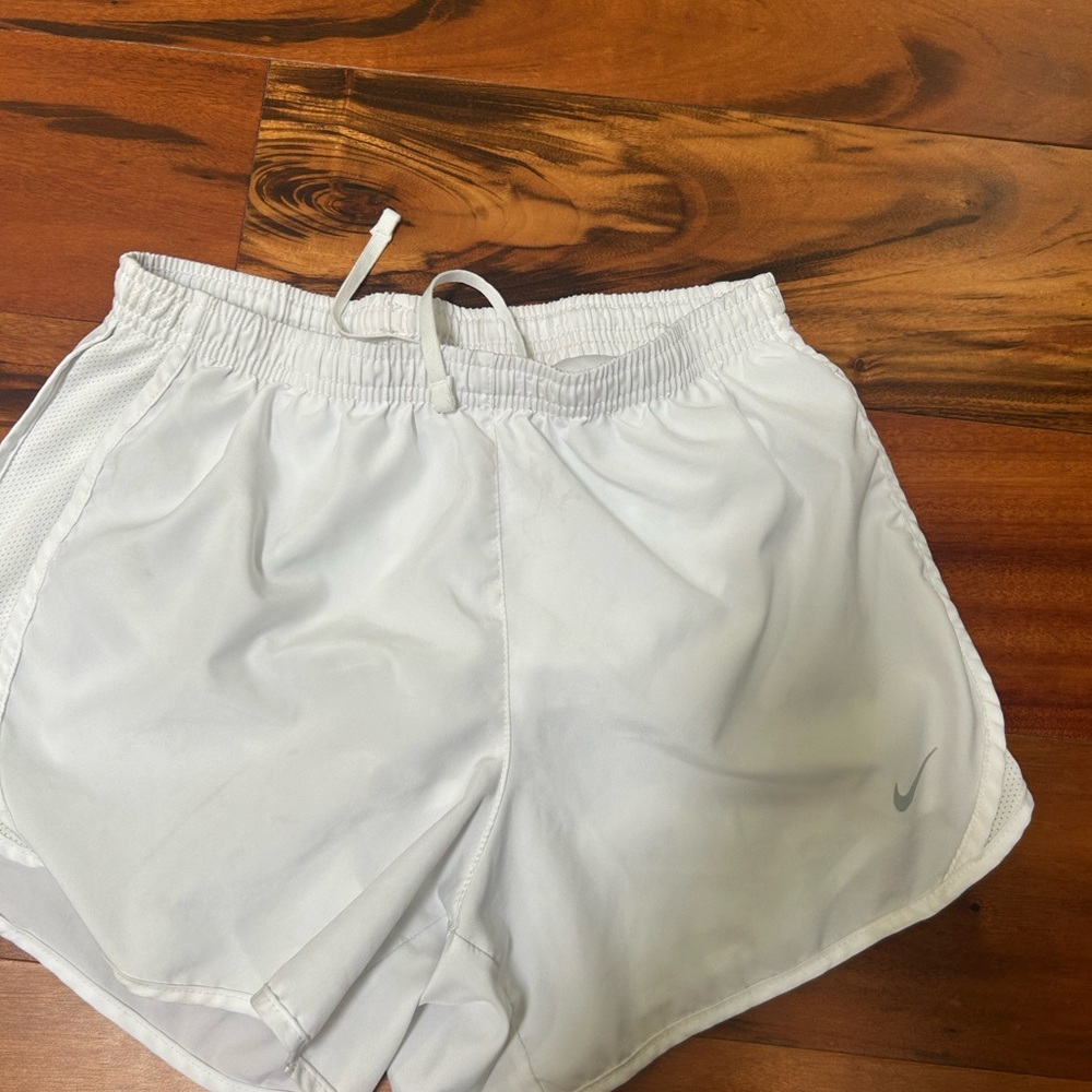 Nike Kids White Athletic Shorts